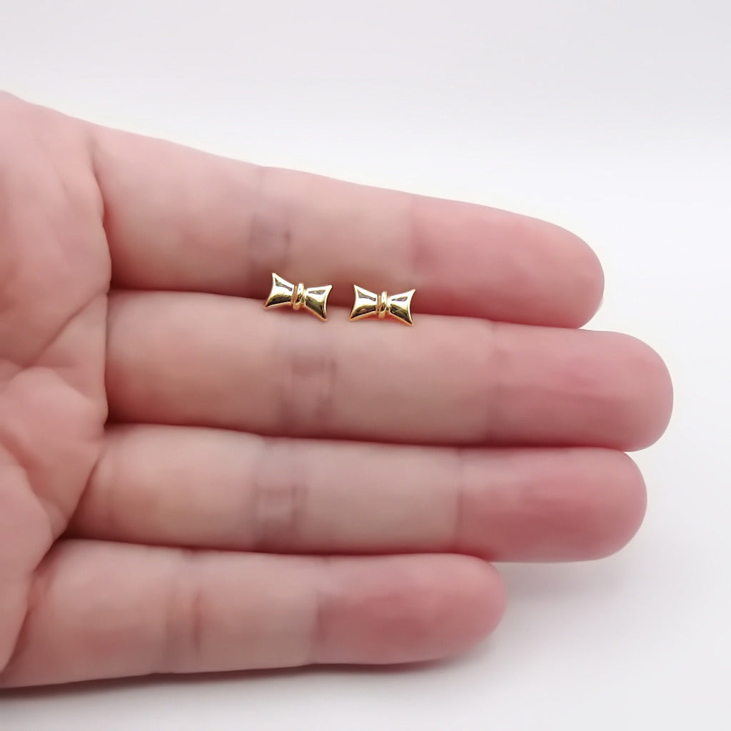 Minimalist Bowknot Stud Earrings