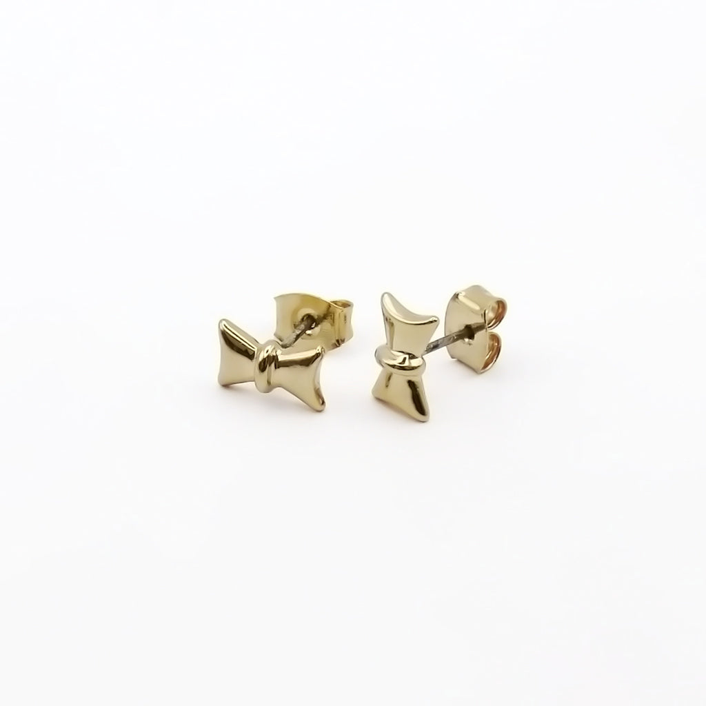Minimalist Bowknot Stud Earrings