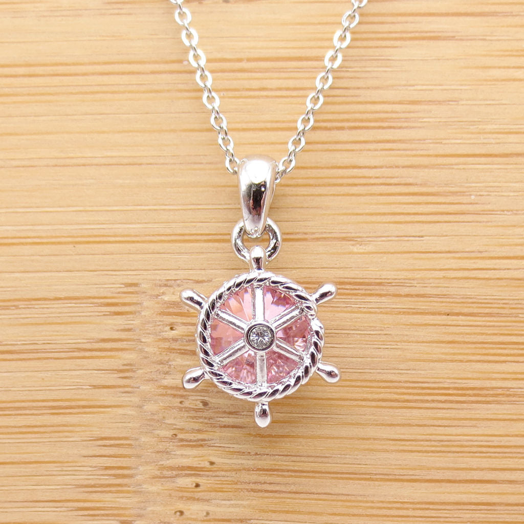 Crystal Helm necklaces-Stainless Steel Chains-4-Glitters