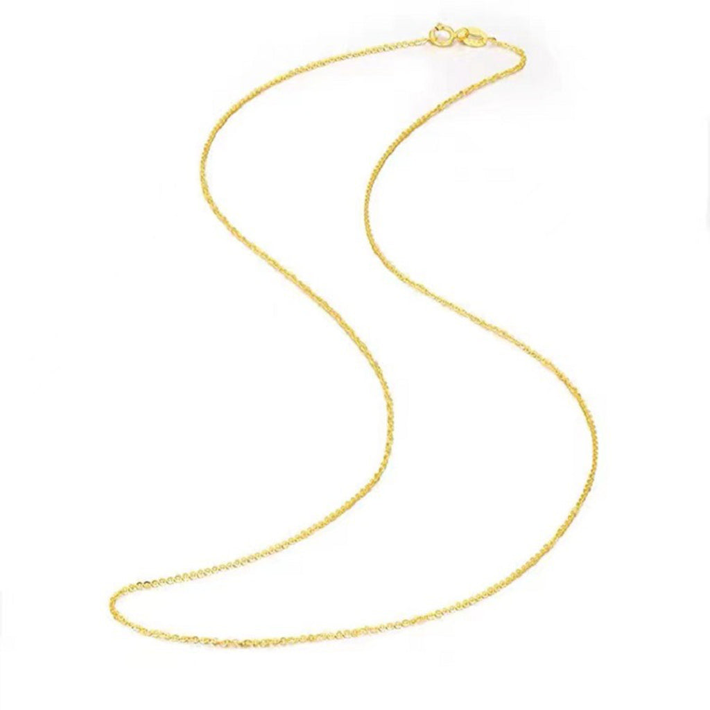 Sterling Silver Cable Chain Necklace - 1.5mm Width-Stainless Steel Chains-2-Glitters