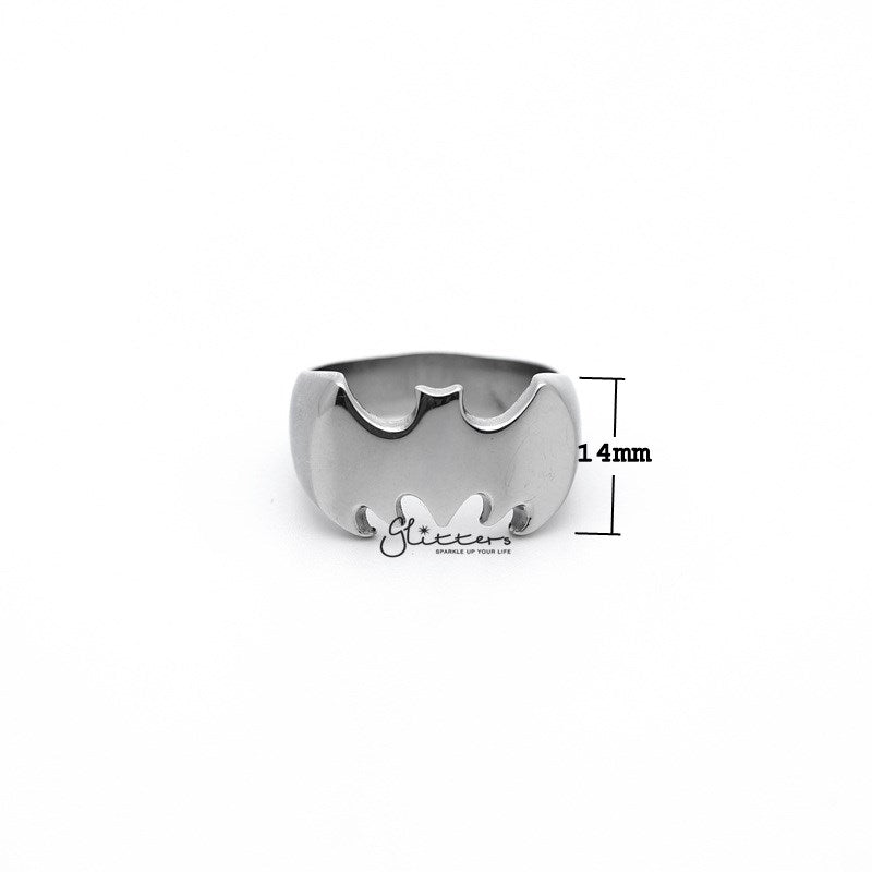 Stainless Steel Glossy Batman Casting Men's Rings - Silver-Jewellery, Men's Jewellery, Men's Rings, Rings, Stainless Steel, Stainless Steel Rings-SR0010_800-02_New_36b06f60-45cd-436d-b782-1d1dacbe3876-Glitters