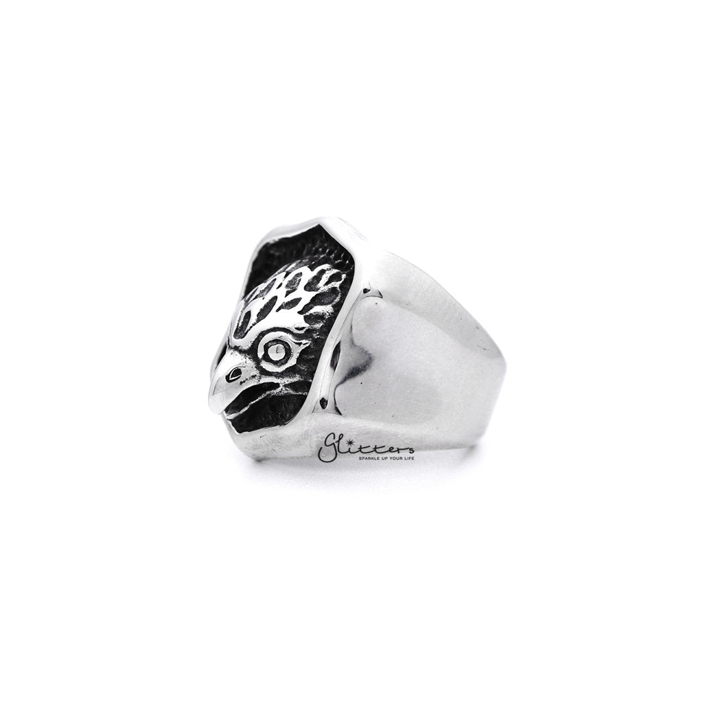 Stainless Steel Eagle Casting Men's Ring-Jewellery, Men's Jewellery, Men's Rings, Rings, Stainless Steel, Stainless Steel Rings-SR0140_1000-02-Glitters