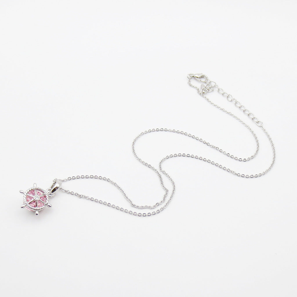 Crystal Helm necklaces-Stainless Steel Chains-1-Glitters