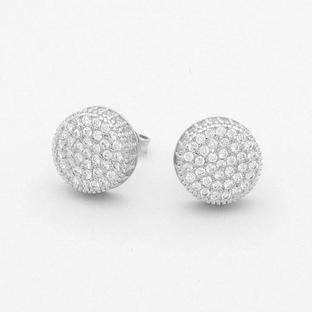 Iced out on sale stud earrings