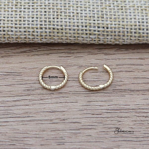 925 Sterling Silver Twist Rope One-Touch Hoop Earrings-Daith, earrings, Hoop Earrings, Jewellery, Tragus, Women's Earrings, Women's Jewellery-sse0358-sg_600_New-Glitters